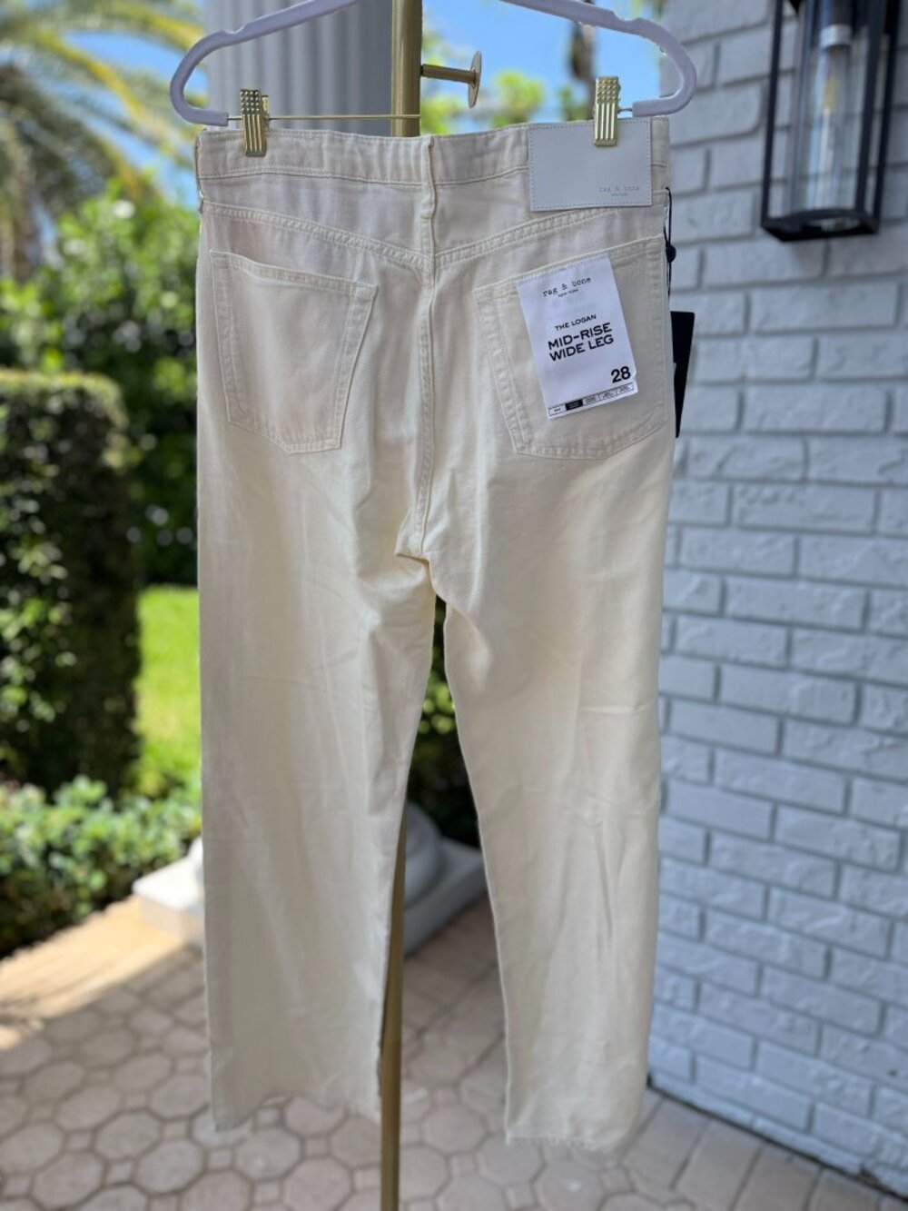 Rag & Bone Logan Wide Leg Jeans Size 28 - Picture 8 of 10